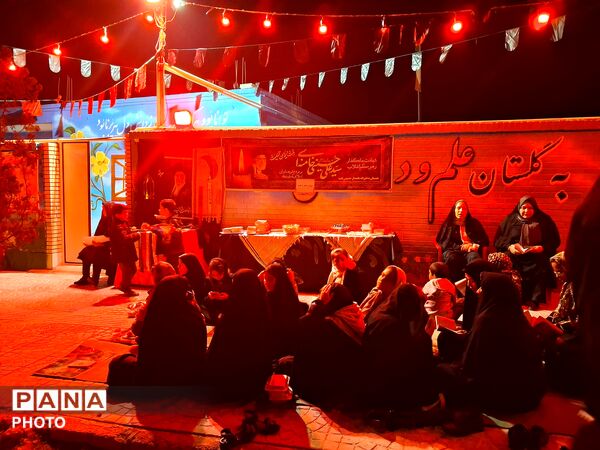 موکب شجره طیبه در دبستان دخترانه علمدارحسینی تفت