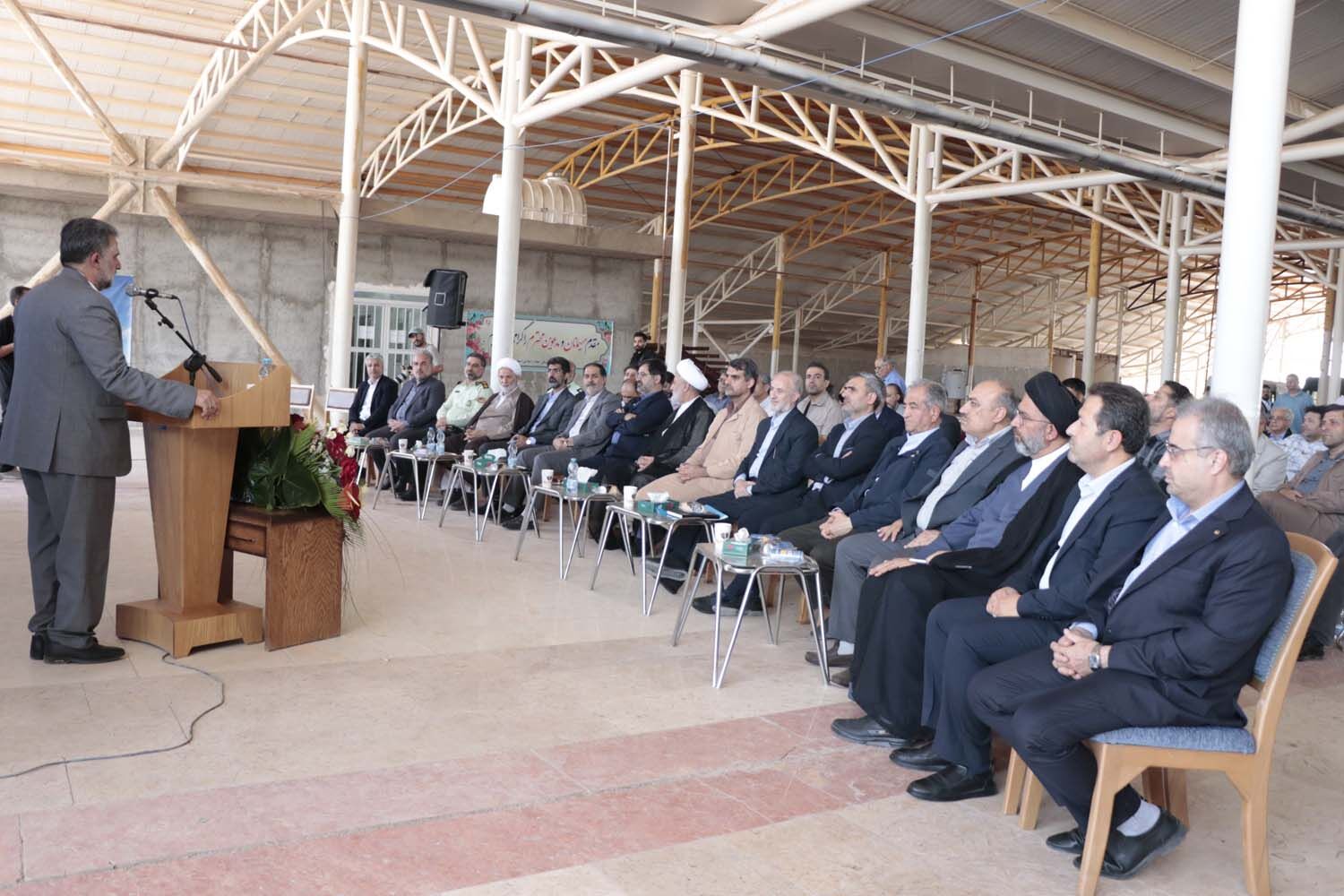 مراسم آغاز احداث برج مراقبت فرودگاه بین المللی قم