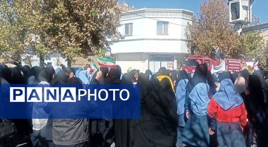  راهپیمایی سیزده آبان در شهرستان خلیل آباد