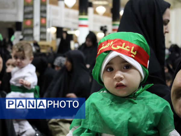 گهواره‌های عاشورایی و لالایی مادران همنوا با کودکان شهید