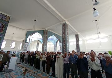 زیباترین جلوه تعبد در مسجد ابراهیم خلیل زرقان 