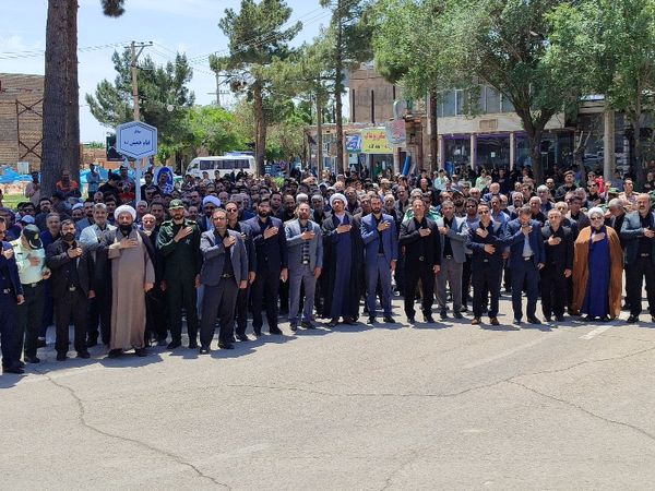 اجتماع پرشور مردم شهید پرور شهرستان جاجرم در مراسم شهادت خادم الرضا و یاران شهیدش 