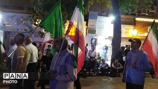 نود و نهمین شب از اجتماعات مردمی نیشابور 