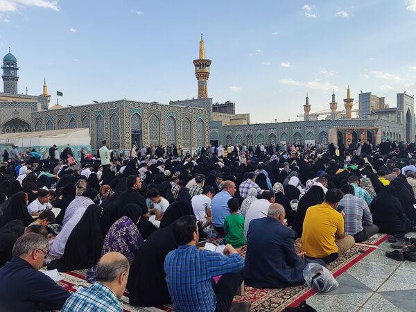 برگزاری مراسم پر فیض دعای عرفه در حرم مطهر رضوی