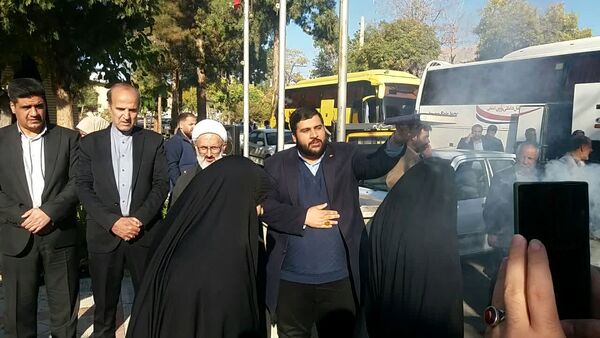 اعزام دانش‌آموزان دختر گلپایگانی به اردوی راهیان نور 