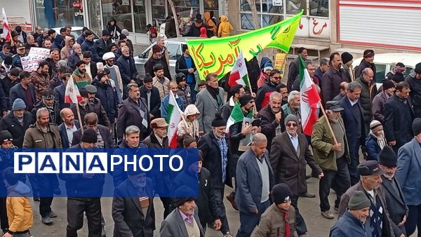 حاشیه نگاری حضور مردم شهر بن در راهپیمایی ۲۲ بهمن ۱۴۰۴