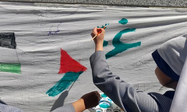 حضور پرشور کودکان آباده در راهپیمایی روز جهانی قدس