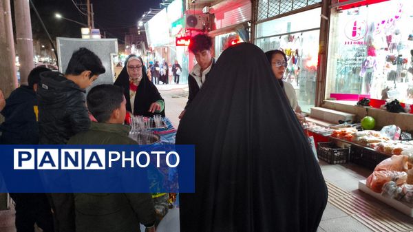 موکب مادرانه شنبه های ام البنینی در بازار  سرخس