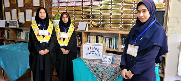پایان شور انتخاباتی در دبیرستان مهدی خدابنده  