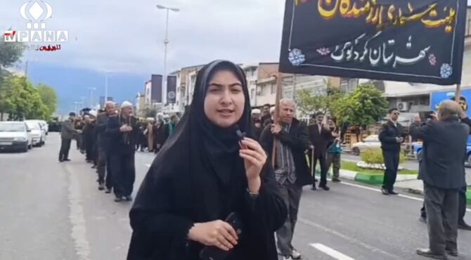 سوگواری مردم کردکوی در سالروز شهادت امام صادق(ع)
