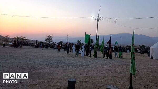 حرکت نمادین کاروان حضرت اباعبدالله الحسین(ع) در روستای رضوان 