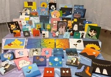 برپایی نمایشگاه فرهنگی هنری «فردا» در دبیرستان  قائمیه