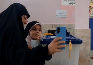 حماسه حضور مردم مشهد در دور دوم انتخابات ریاست‌جمهوری