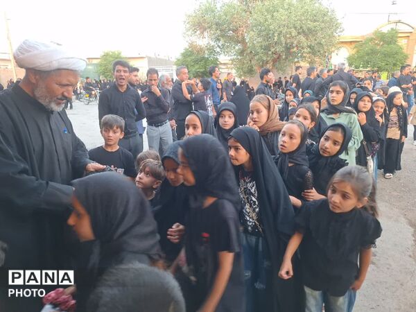 مراسم عصر روز عاشورا در روستای احمد آباد