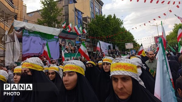 حضور باشکوه رژه جان‌فدایان ایران در خرم آباد 