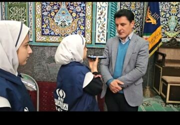 اجلاس نماز دانش‌آموزی دبستان هدی در مسجد صاحب‌الزمان(عج)