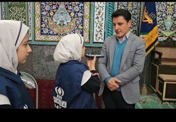 اجلاس نماز دانش‌آموزی دبستان هدی در مسجد صاحب‌الزمان(عج)
