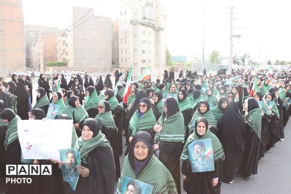 رزمایش اقتدار جان فدا برای ایران امام رضایی در چهاردانگه