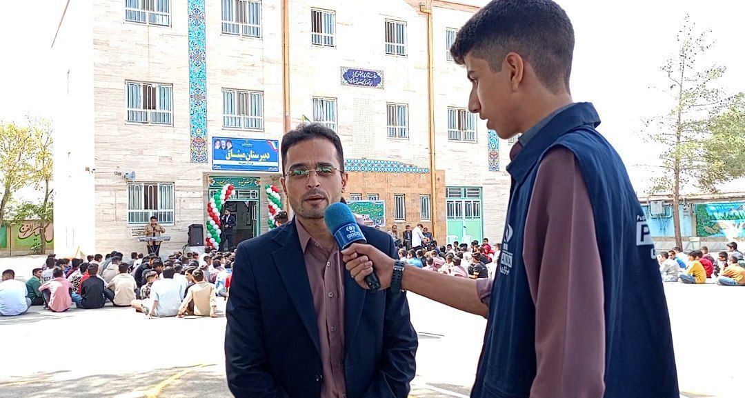 حدود ۷۰ درصد محیط دبیرستان میثاق بازسازی و بهسازی شده است