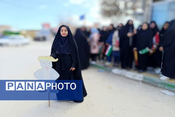 حضور پرشور مردم شهر تیتکانلو در راهپیمایی روز قدس 