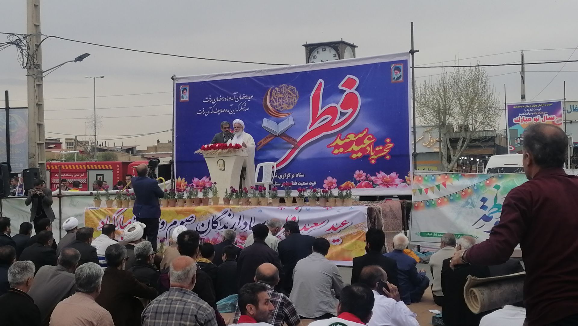  نماز عید فطر در شهرستان آبیک