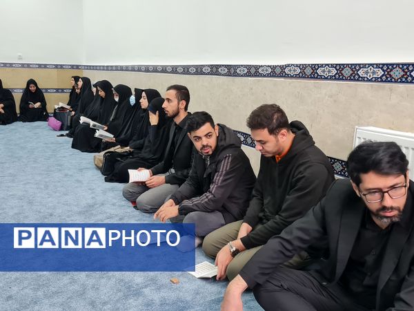 مراسم یادبود شهید سید حسن نصرالله در نمازخانه ولایت آموزش و پرورش شهرستان اسلامشهر