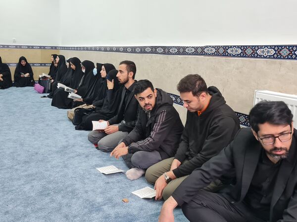 مراسم یادبود شهید سید حسن نصرالله در نمازخانه ولایت آموزش و پرورش شهرستان اسلامشهر