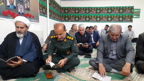 مراسم عزاداری شهادت شهدای خدمت در آموزش و پرورش رودهن 