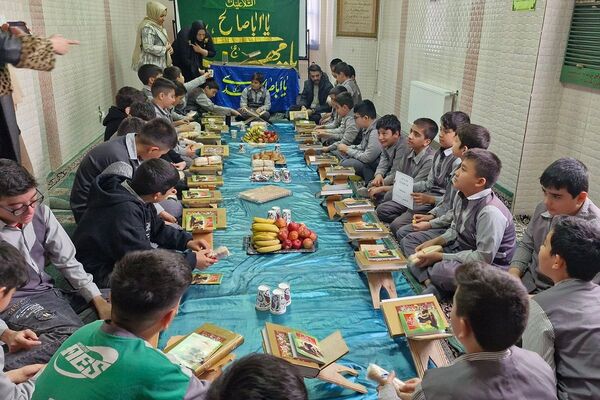برپایی موکب‌های پذیرایی به مناسبت میلاد امام زمان (عج) در مدارس ناحیه دو شهرری