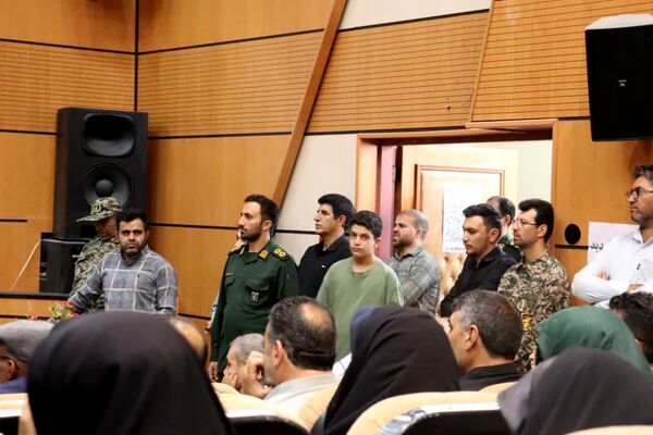 مراسم چهلم شهدای اقتدار در کوهدشت با حضور فرمانده سپاه حضرت ابوالفضل لرستان