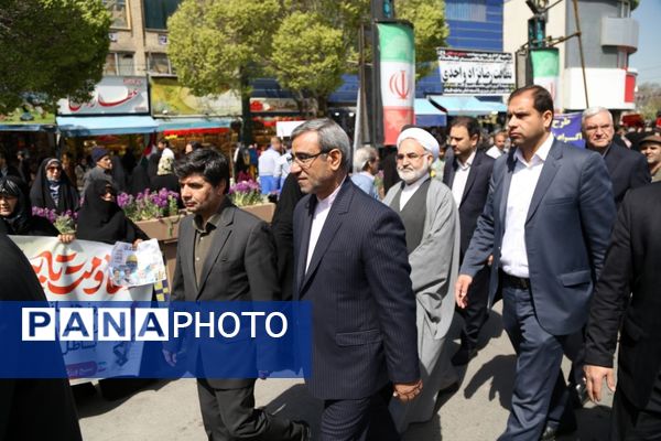 مشهد، حماسه‌ای به وسعت قدس؛ طنین فریاد مقاومت در خیابان‌ها