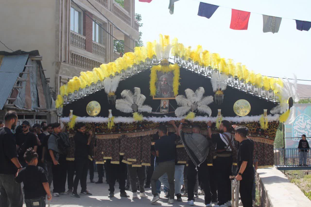مراسم تاسوعا حسینی در شهرستان فیروزکوه