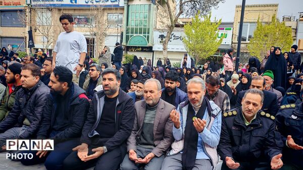 اقامه نماز عبادی سیاسی جمعه در روز قدس نیشابور 