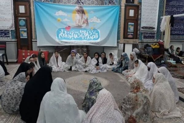  نوجوانان در اعتکاف مسجد امام حسین تهران