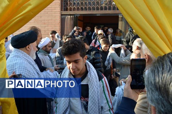 کاروان راهیان نور عازم خطه نور پسران بهارستان‌دو 