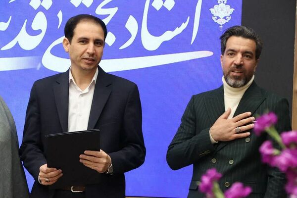 آئین تجلیل از استاد مجتبی قدبیگی قاری بین المللی برگزار گردید