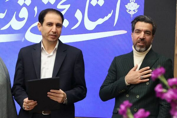 آئین تجلیل از استاد مجتبی قدبیگی قاری بین المللی برگزار گردید