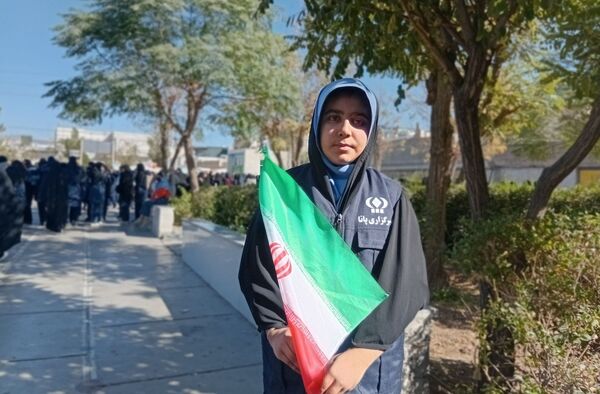 راهپیمایی ۱۳ آبان ماه در شهرستان خلیل‌آباد 