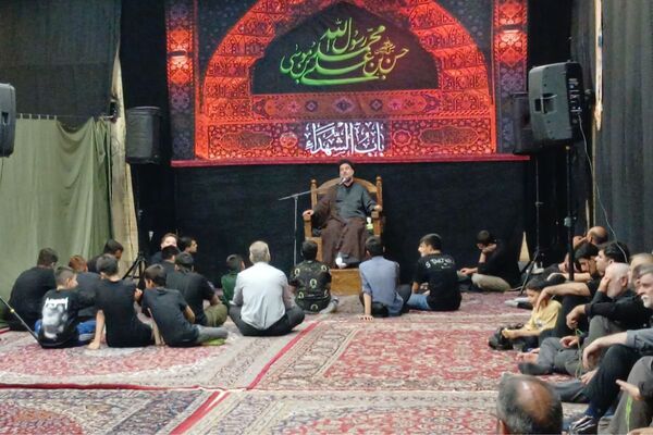 مراسم عزاداری شهادت امام حسن مجتبی (ع) و یادبود ذاکر فقید هیئت، شهید اقتدار بهزاد کاشفی در شهرستان ملارد