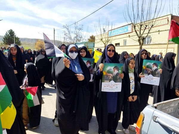راهپیمایی روز جهانی قدس در شهر راز