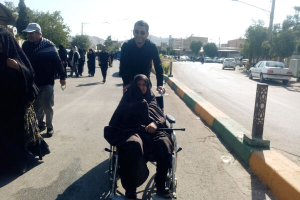 پیاده‌روی اربعین حسینی در شهرستان آباده 
