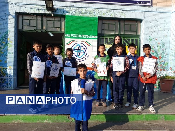 افتتاحیه سفیران سلامت در دبستان سرافراز ناحیه۷ مشهد 