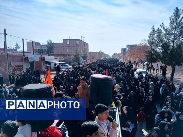 پیاده روی به عشق امام زمان (عج) در خواف