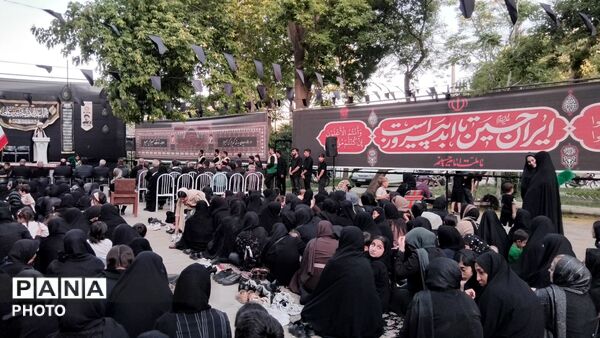محفل اشک با حضور نوجوانان اهر