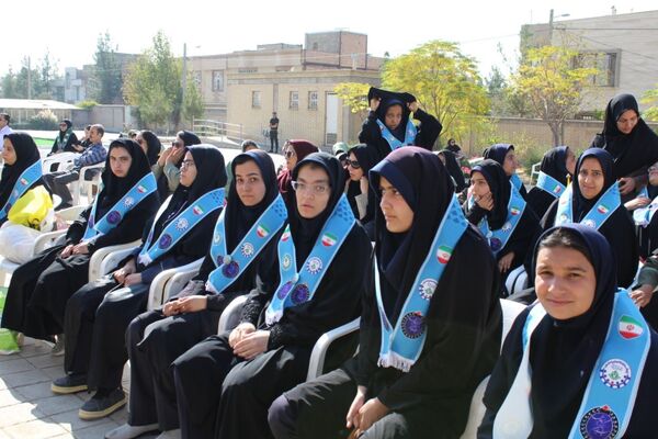 افتتاح سالن ورزشی زنده یاد حاج علی اکبر رخصت در هنرستان کار و دانش فارابی نیشابور