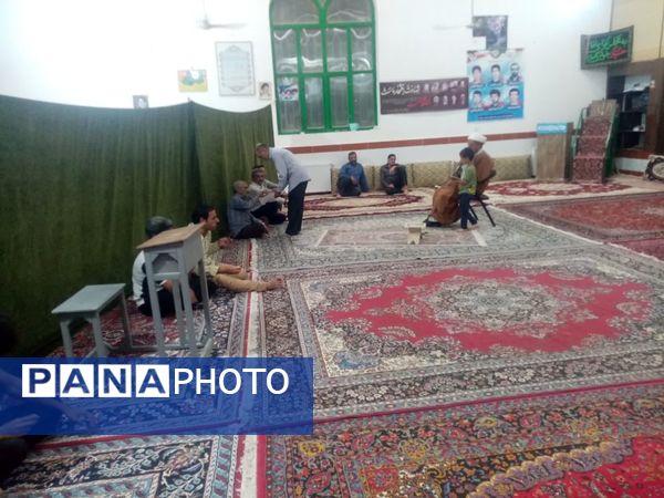 جلسه جهاد تبیین وحماسه های دوران دفاع مقدس در مساجد روستاها و شهرستان خلیل آباد 