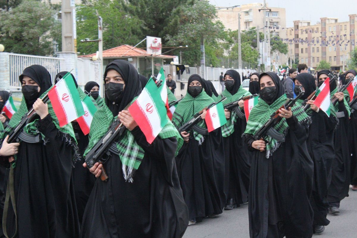 رزمایش اقتدار جان فدای دختران شهرستان ملارد