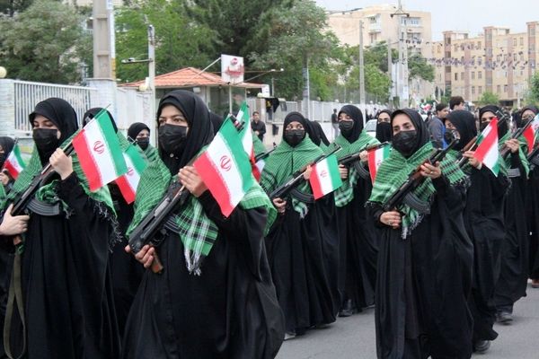 رزمایش اقتدار جان فدای دختران شهرستان ملارد