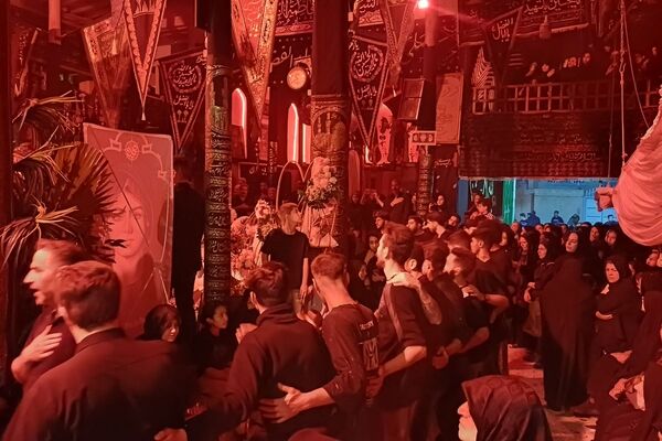 مراسم یادبود حضرت قاسم بن الحسن (ع) در تکیه ششناو شهرستان تفرش 