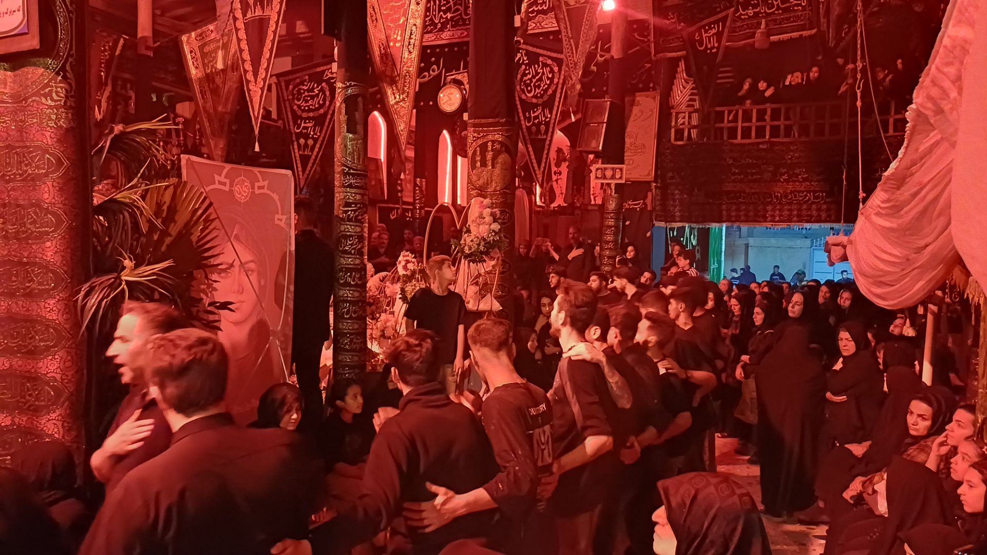 مراسم یادبود حضرت قاسم بن الحسن (ع) در تکیه ششناو شهرستان تفرش 